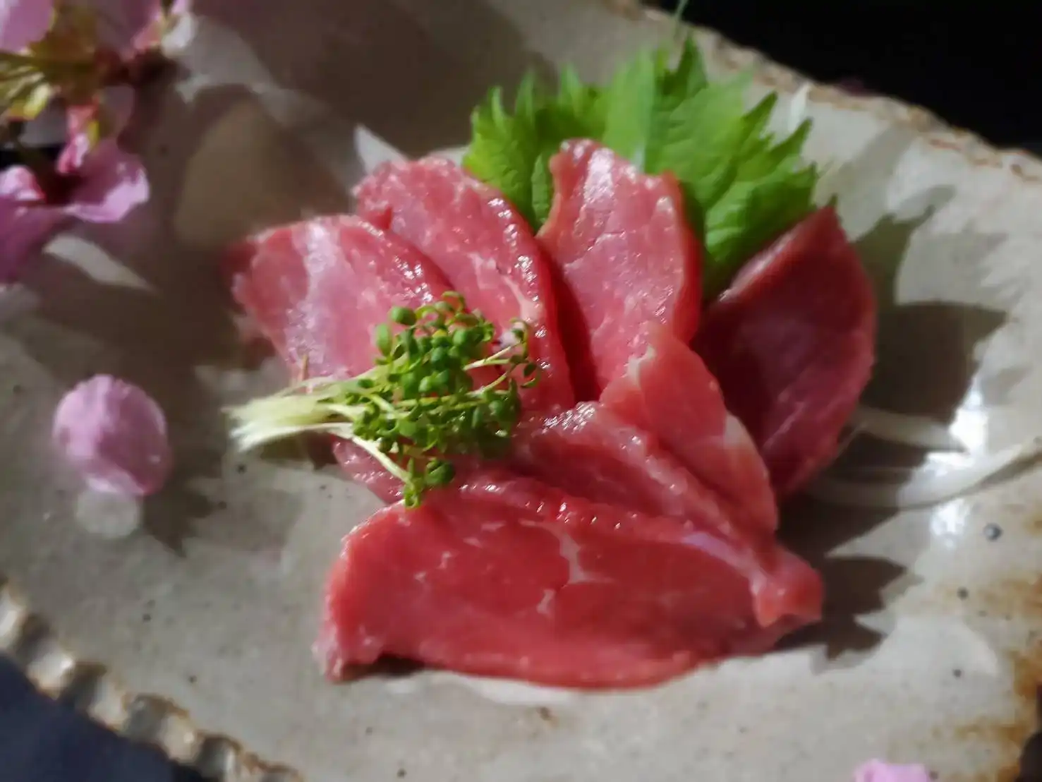 馬刺し各種